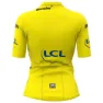Santini Tour De France Femme Zwift Overall Leader Kort Ermet Trøye