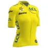 Santini Tour De France Femme Zwift Overall Leader Kort Ermet Trøye