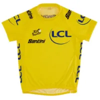Santini Tour De France Gpm Leader Jr Kort Ermet Trøye