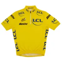 Santini Tour De France Gpm Leader Kort Ermet Trøye Santini Tour De France Gpm Leader Kort Ermet Trøye