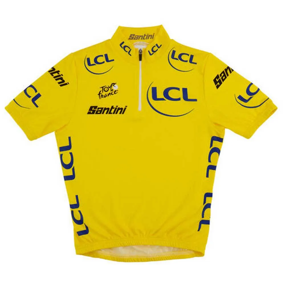 Santini Tour De France Gpm Leader Kort Ermet Trøye