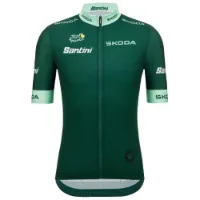 Santini Tour De France Green 2025 Kort Ermet Trøye