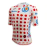 Santini Tour De France Official Gpm Leader Kort Ermet Trøye