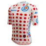 Santini Tour De France Official Polka Dot 2025 Kort Ermet Trøye