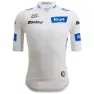 Santini Tour De France Official White 2025 Kort Ermet Trøye