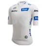 Santini Tour De France Official White 2025 Kort Ermet Trøye