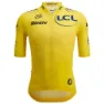 Santini Tour De France Official Yellow 2025 Kort Ermet Trøye