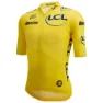 Santini Tour De France Official Yellow 2025 Kort Ermet Trøye