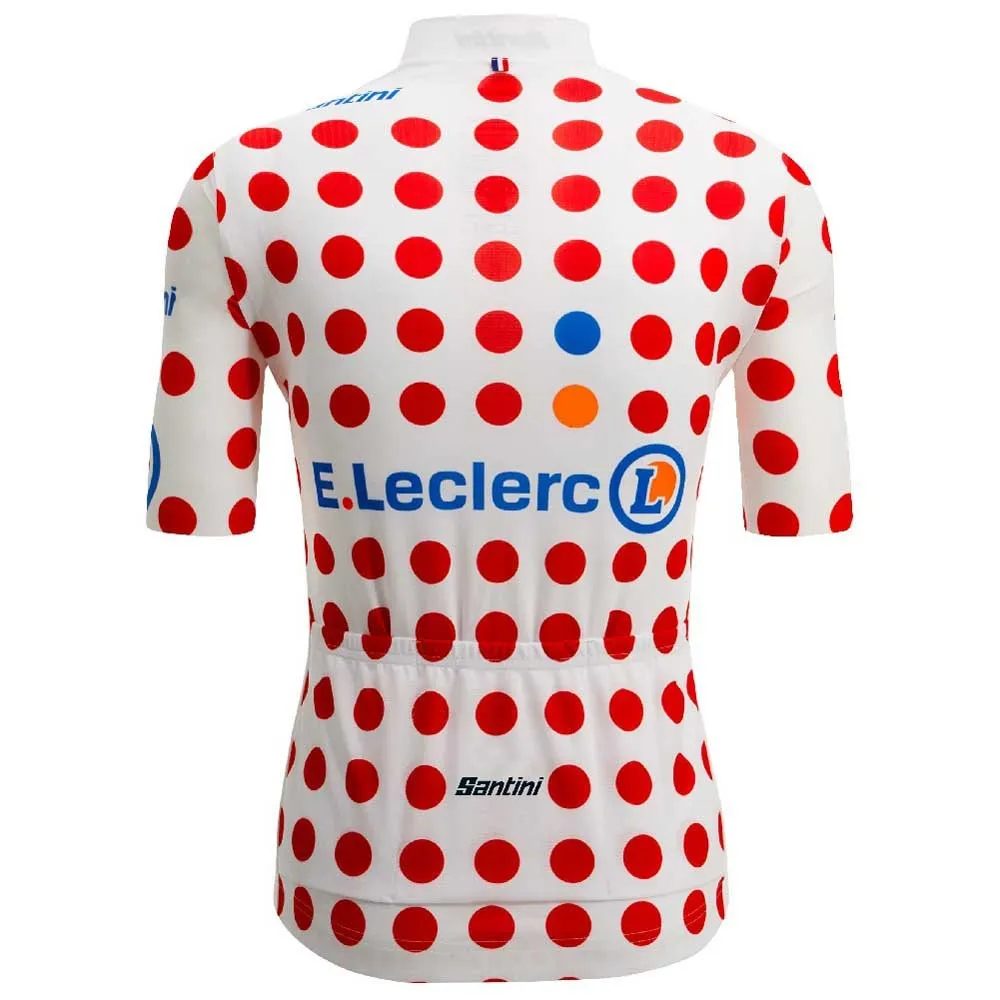 Santini Tour De France Polka Dot 2025 Kort Ermet Trøye