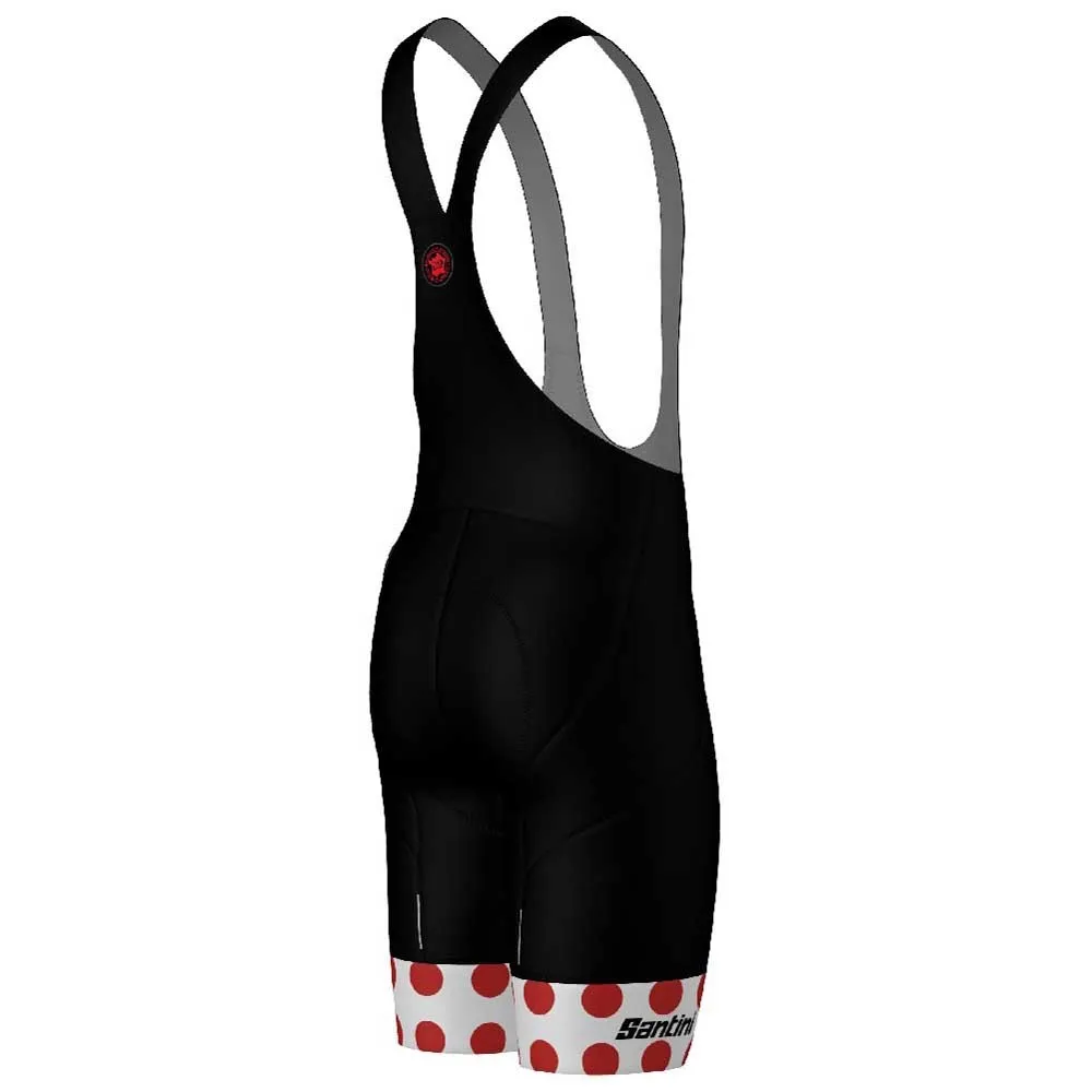 Santini Tour De France Polka Dot 2025 Sykkelshorts Santini Tour De France Polka Dot 2025 Sykkelshorts