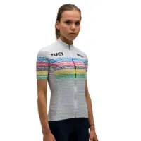 Santini Uci 100 Champion Kort Ermet Trøye Santini Uci 100 Champion Kort Ermet Trøye