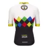 Santini Uci Gravel World Championships Leuven Kort Ermet Trøye, Black