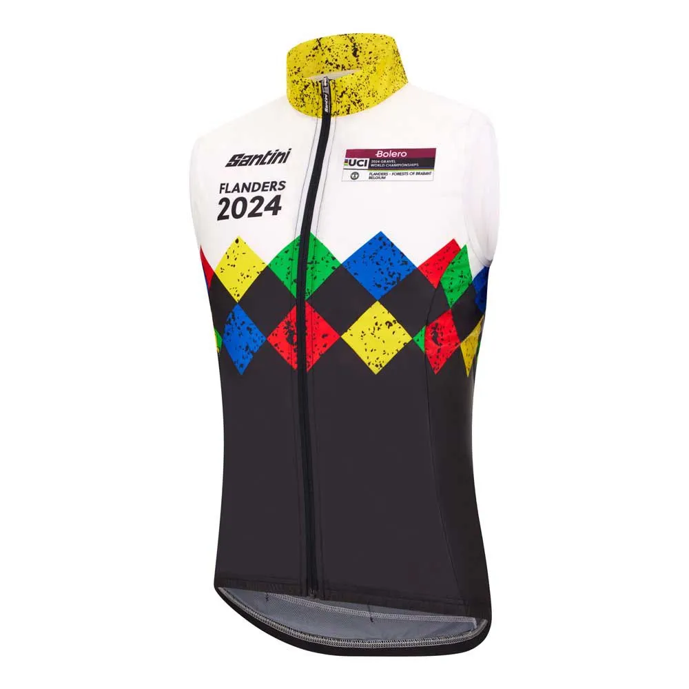 Santini Uci Gravel World Championships Leuven Vest, Black