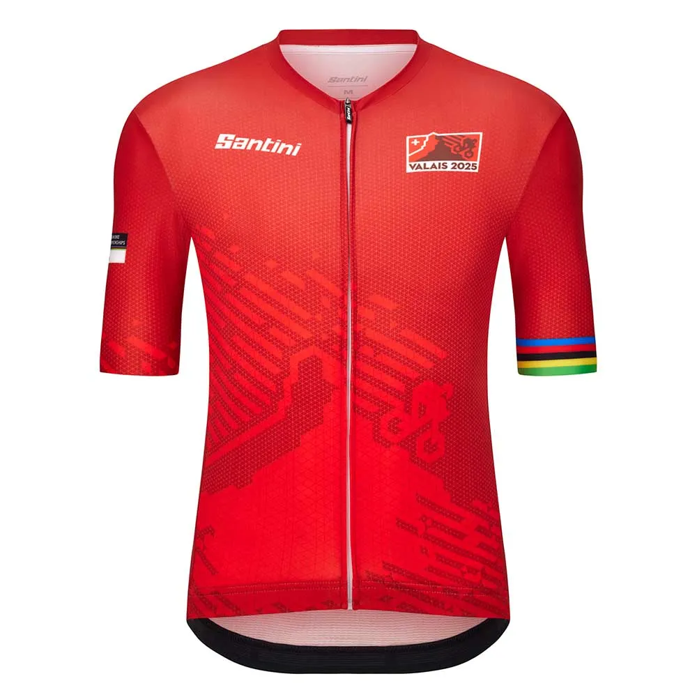 Santini Uci Mtb World Championships 2025 Kort Ermet Trøye Santini Uci Mtb World Championships 2025 Kort Ermet Trøye