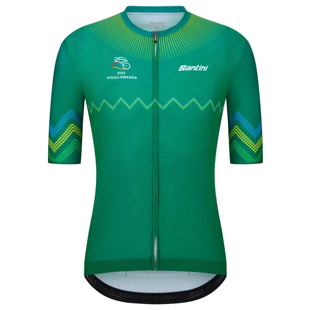 Santini Uci Road World Championships Kigali 2025 Kort Ermet Trøye