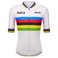 Santini Uci World Champion 2025 Kort Ermet Trøye