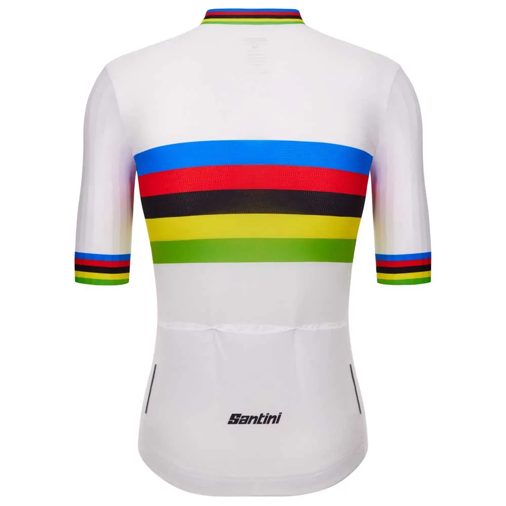 Santini Uci World Champion 2025 Kort Ermet Trøye