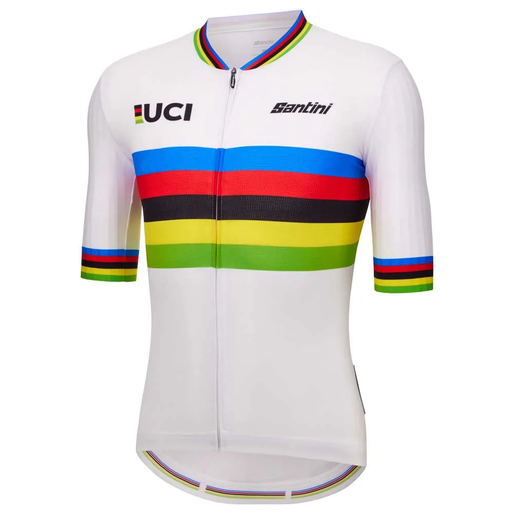 Santini Uci World Champion 2025 Kort Ermet Trøye