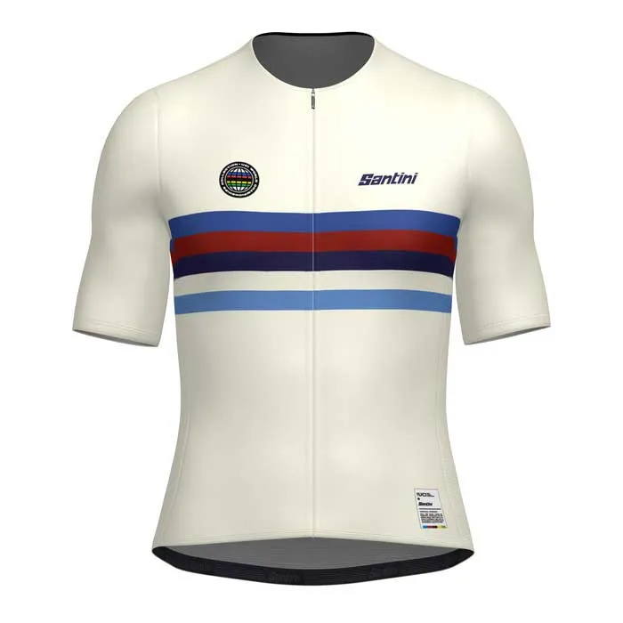 Santini Uci World Champion Britain 2025 Kort Ermet Trøye Santini Uci World Champion Britain 2025 Kort Ermet Trøye