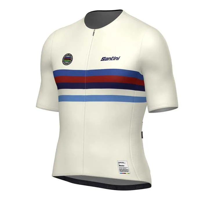Santini Uci World Champion Britain 2025 Kort Ermet Trøye Santini Uci World Champion Britain 2025 Kort Ermet Trøye