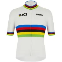 Santini Uci World Champion Eco Kort Ermet Trøye Santini Uci World Champion Eco Kort Ermet Trøye
