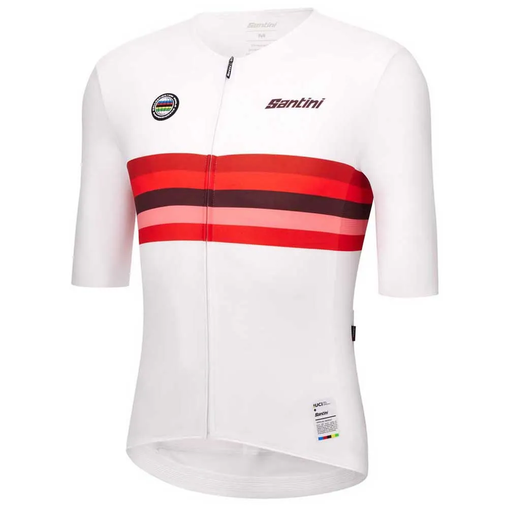 Santini Uci World Champion Japan 2025 Kort Ermet Trøye Santini Uci World Champion Japan 2025 Kort Ermet Trøye
