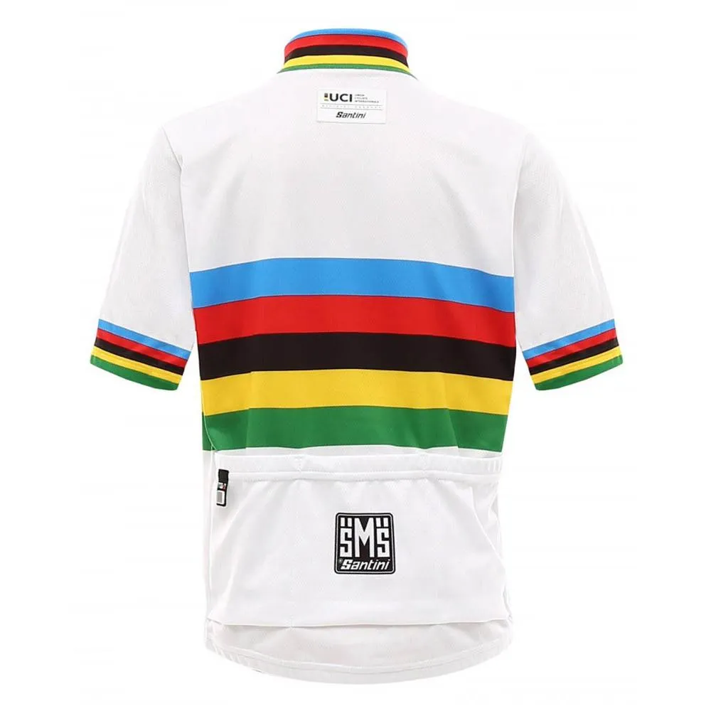 Santini Uci World Champion Kort Ermet Trøye