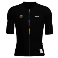 Santini Uci World Champion Mondo 2025 Kort Ermet Trøye Santini Uci World Champion Mondo 2025 Kort Ermet Trøye