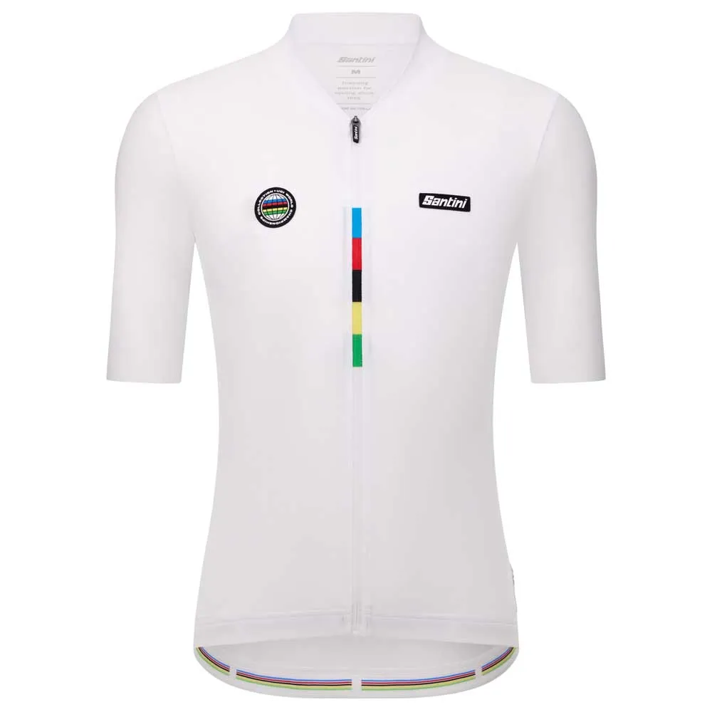 Santini Uci World Champion Mondo 2025 Kort Ermet Trøye