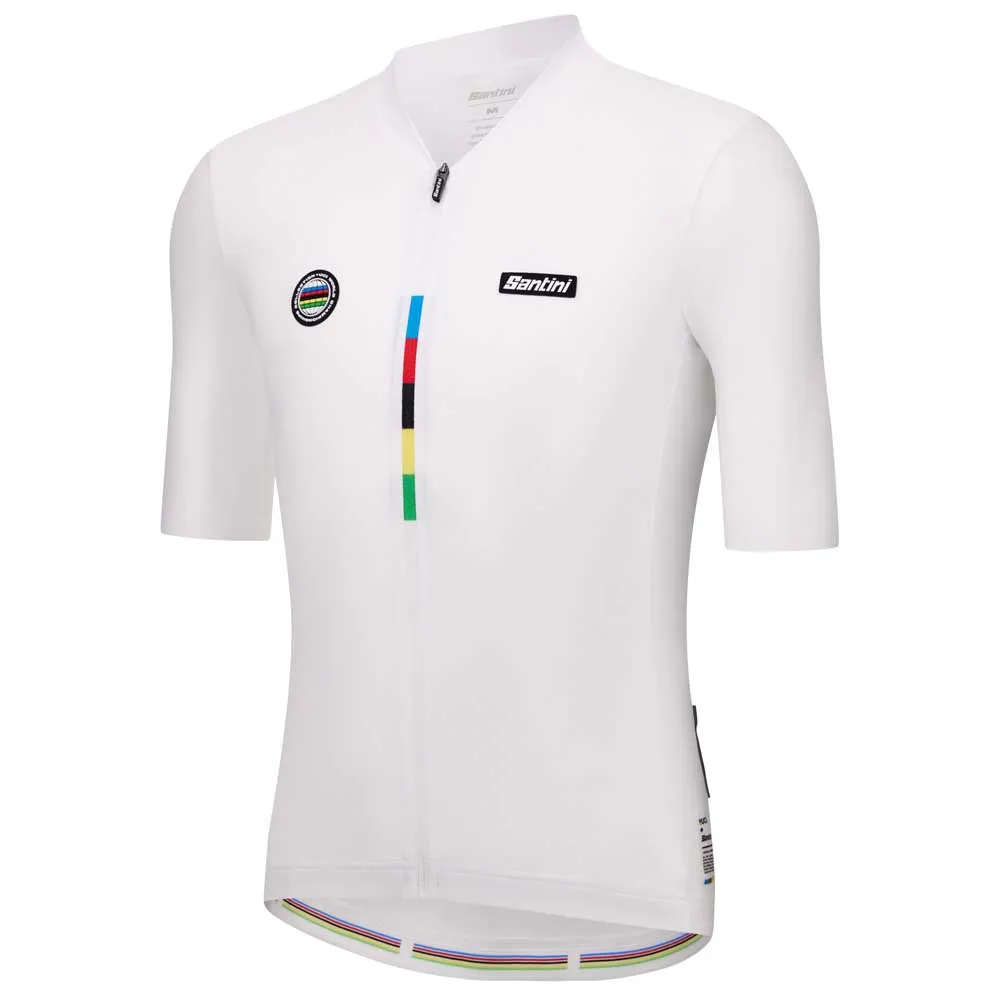 Santini Uci World Champion Mondo 2025 Kort Ermet Trøye