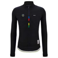 Santini Uci World Champion Mondo 2025 Langermet Trøye Santini Uci World Champion Mondo 2025 Langermet Trøye