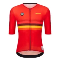 Santini Uci World Champion Spain 2025 Kort Ermet Trøye Santini Uci World Champion Spain 2025 Kort Ermet Trøye