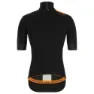 Santini Vega Kort Ermet Trøye, Black, S