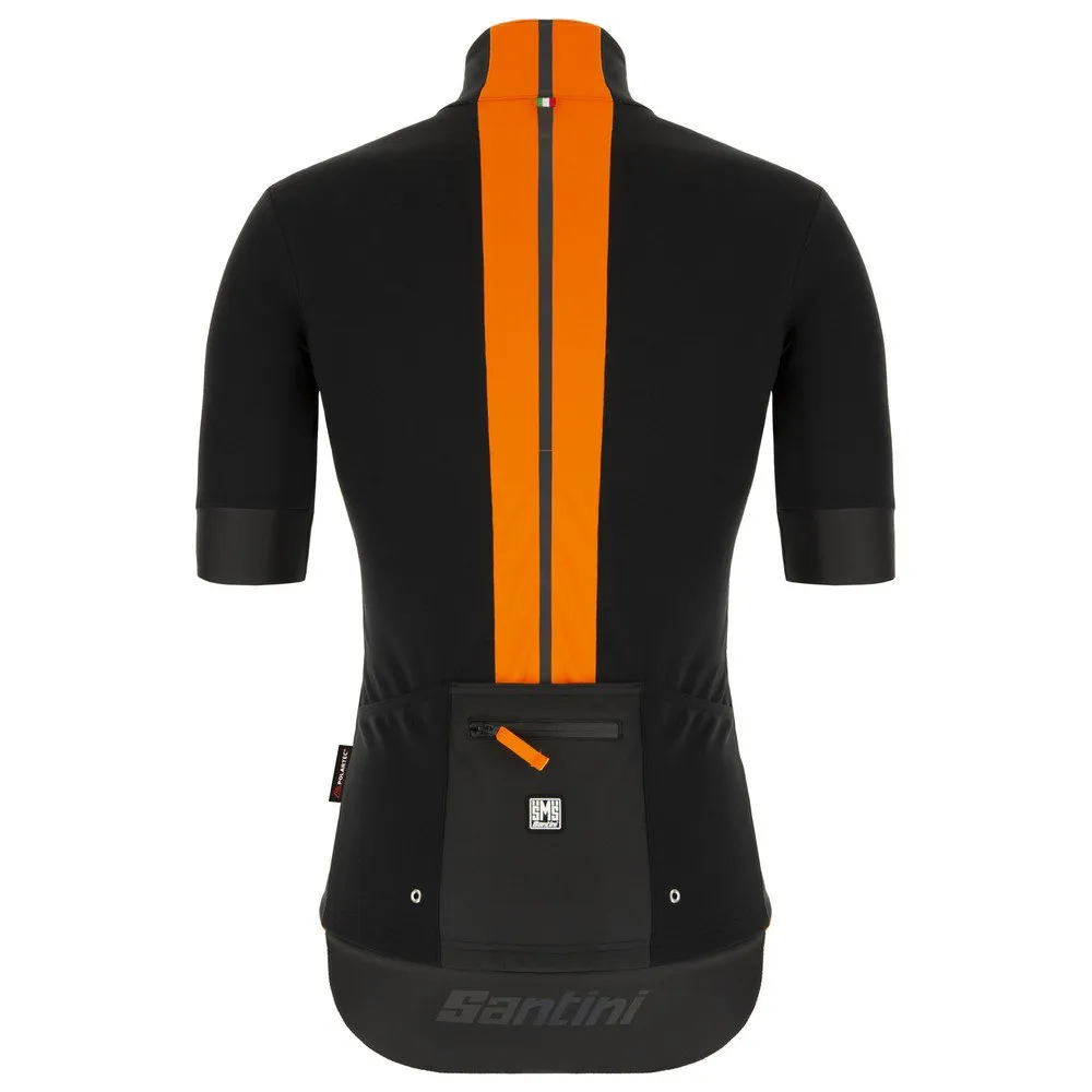 Santini Vega Kort Ermet Trøye, Black, S