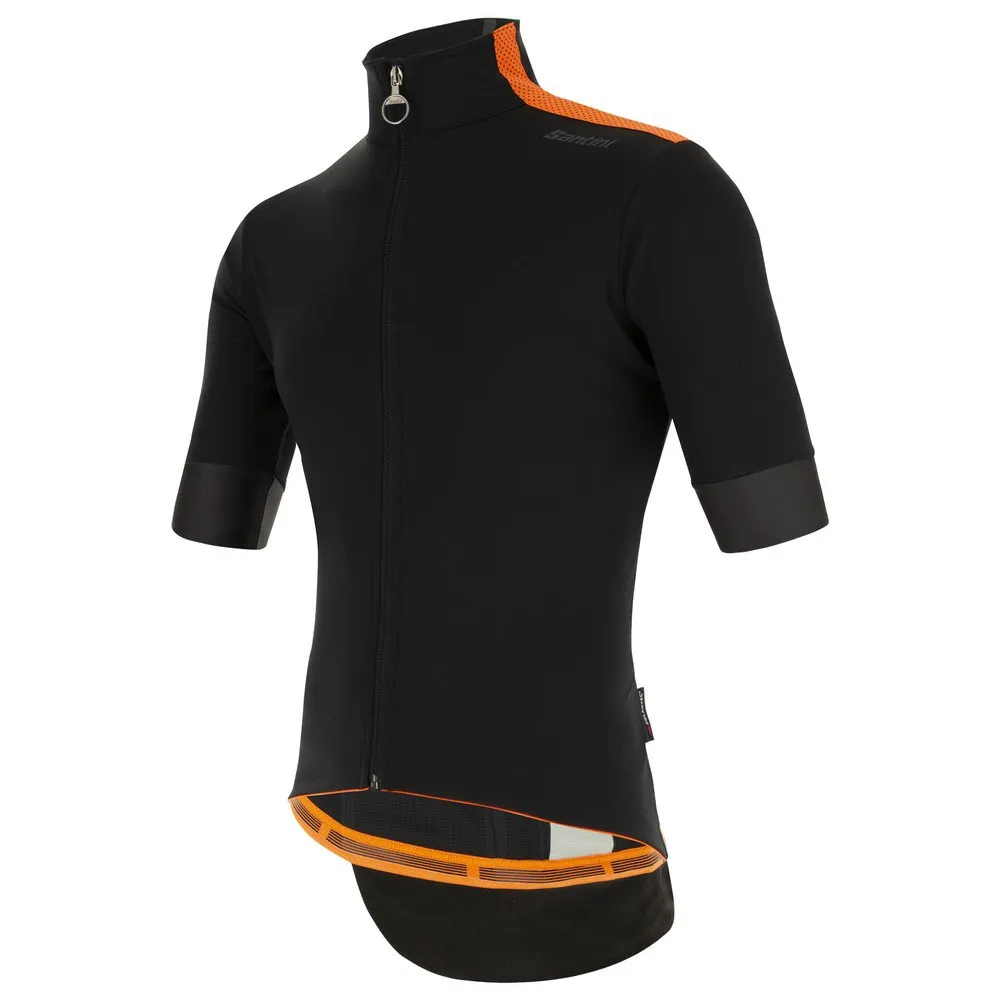 Santini Vega Kort Ermet Trøye, Black, S