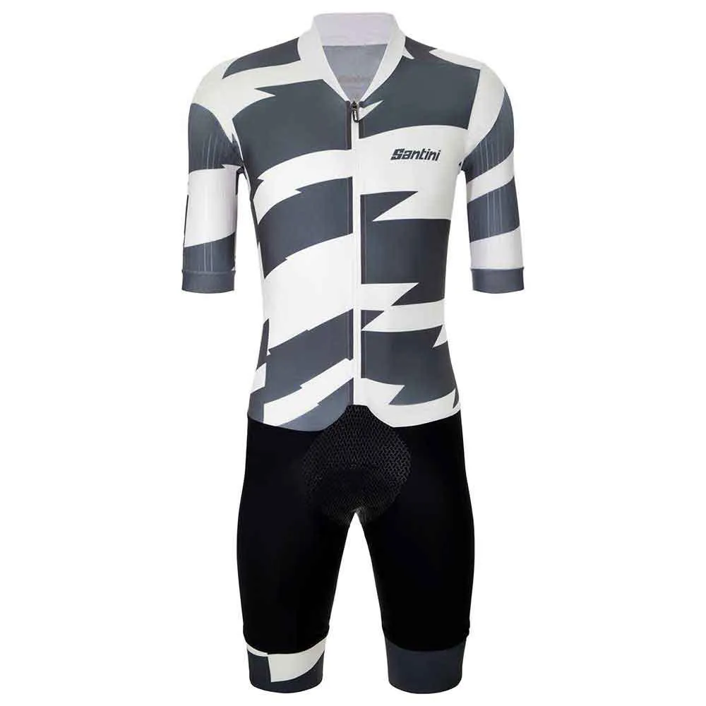 Santini Viper Furia Sykkel-skinsuit, Black