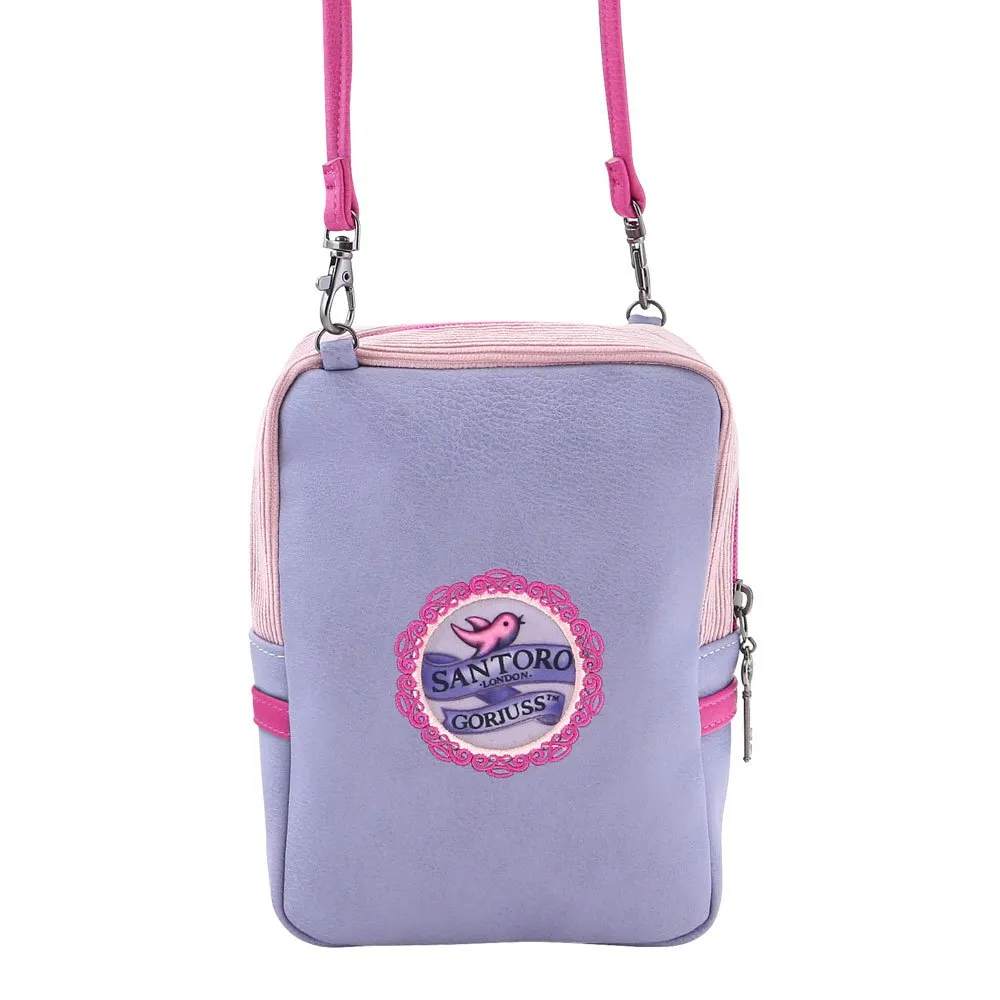 Santoro London Gorjuss™ Cheshire Cat Skuldertaske, Multicolor