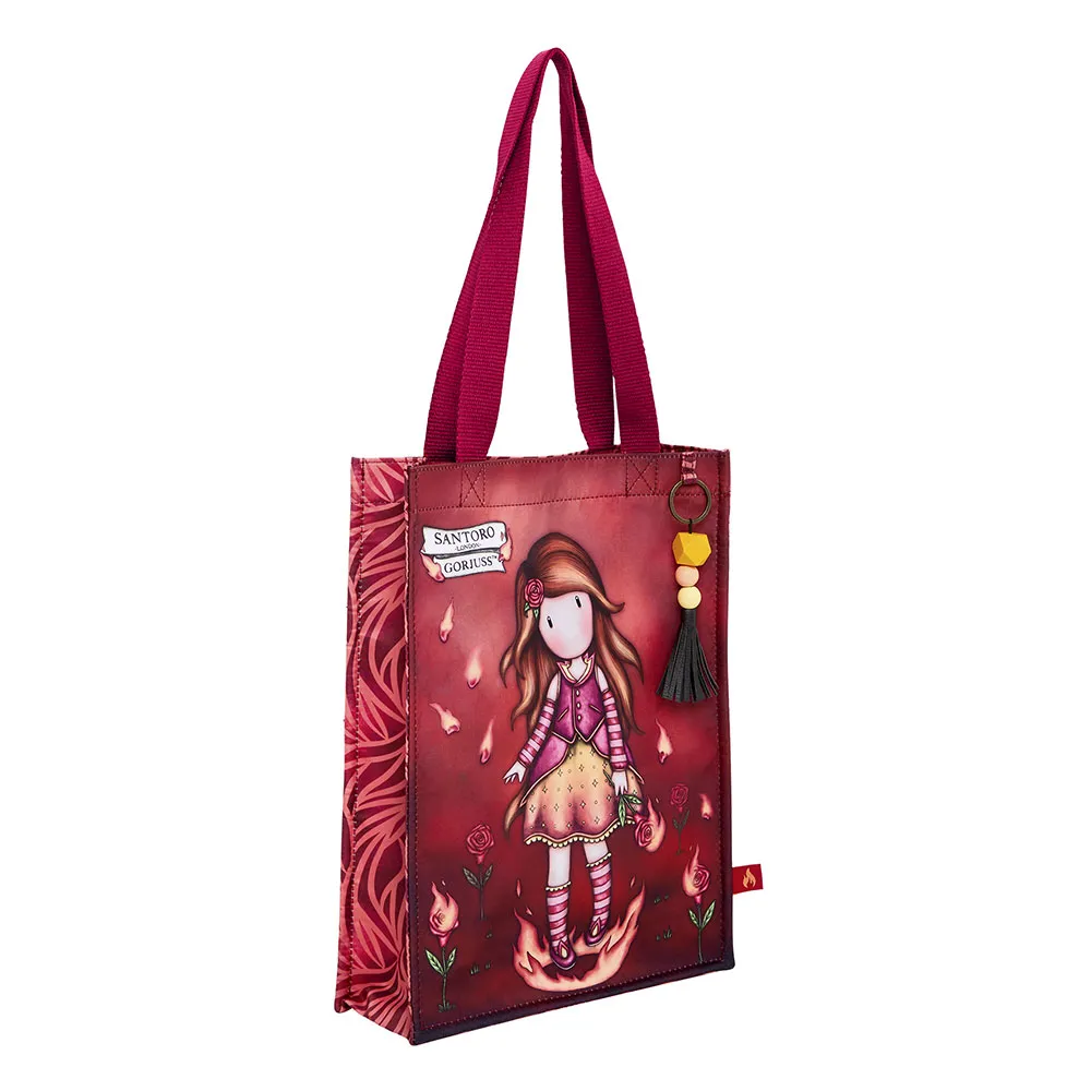 Santoro London Gorjuss Elements Fire In My Heart Cloth Veske, Multicolor