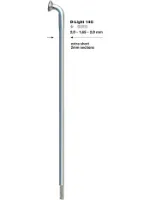 Sapim D-Light Inox 14G J-Bend Sølv Eike