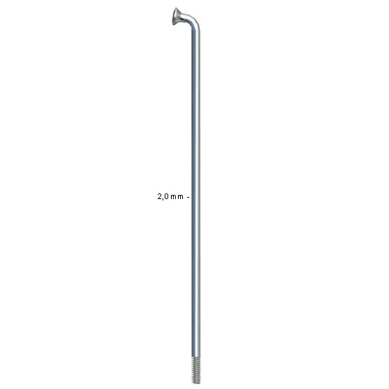 Sapim Leader Inox 14G J-Bend Sølv Eike Sapim Leader Inox 14G J-Bend Sølv Eike