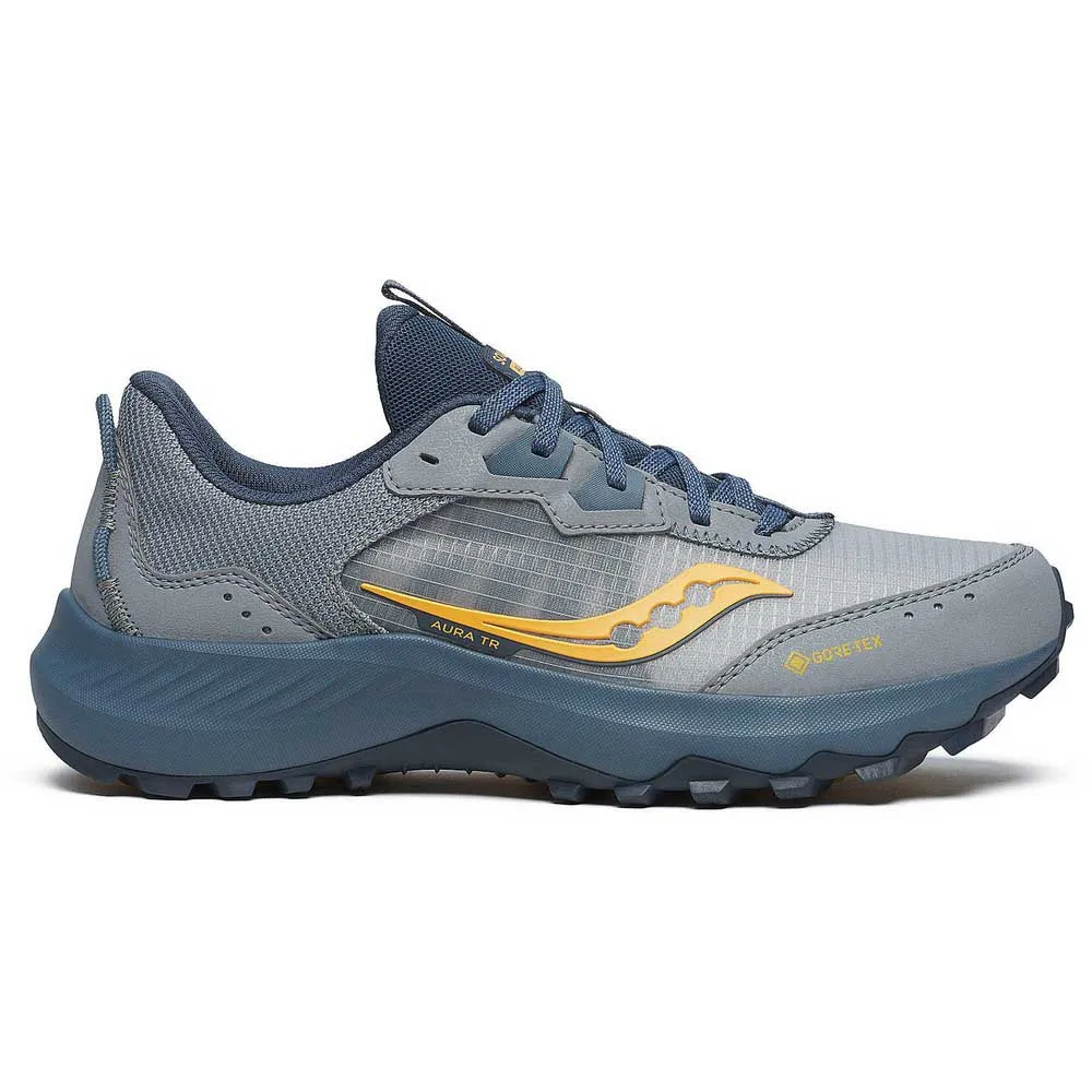 Saucony Aura Tr Goretex Trailsko, Flint / peel