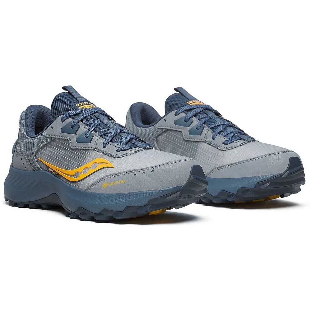 Saucony Aura Tr Goretex Trailsko, Flint / peel