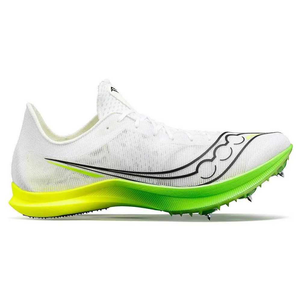 Saucony Endorphin Cheetah Løpesko Med Pigger female, White / slime Saucony Endorphin Cheetah Løpesko Med Pigger female, White / slime