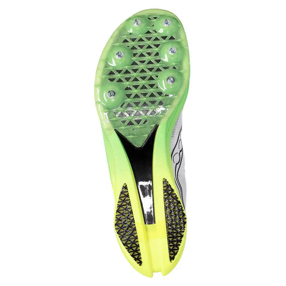 Saucony Endorphin Cheetah Løpesko Med Pigger female, White / slime Saucony Endorphin Cheetah Løpesko Med Pigger female, White / slime