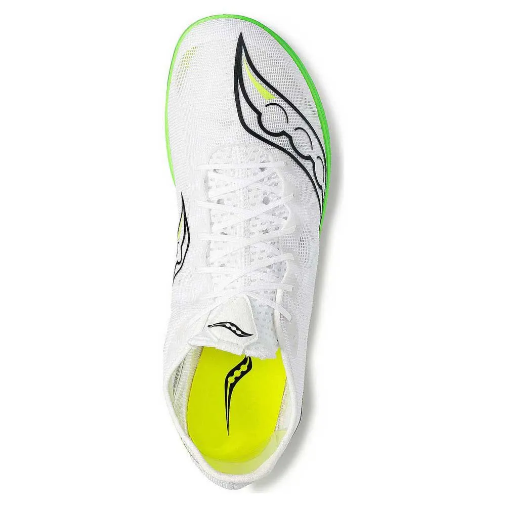 Saucony Endorphin Cheetah Løpesko Med Pigger female, White / slime Saucony Endorphin Cheetah Løpesko Med Pigger female, White / slime