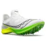 Saucony Endorphin Cheetah Løpesko Med Pigger female, White / slime