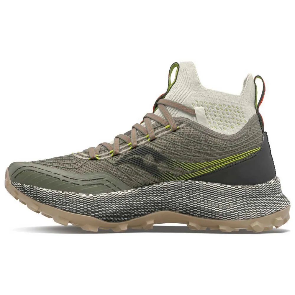 Saucony Endorphin Mid Trailsko male, Olive / black