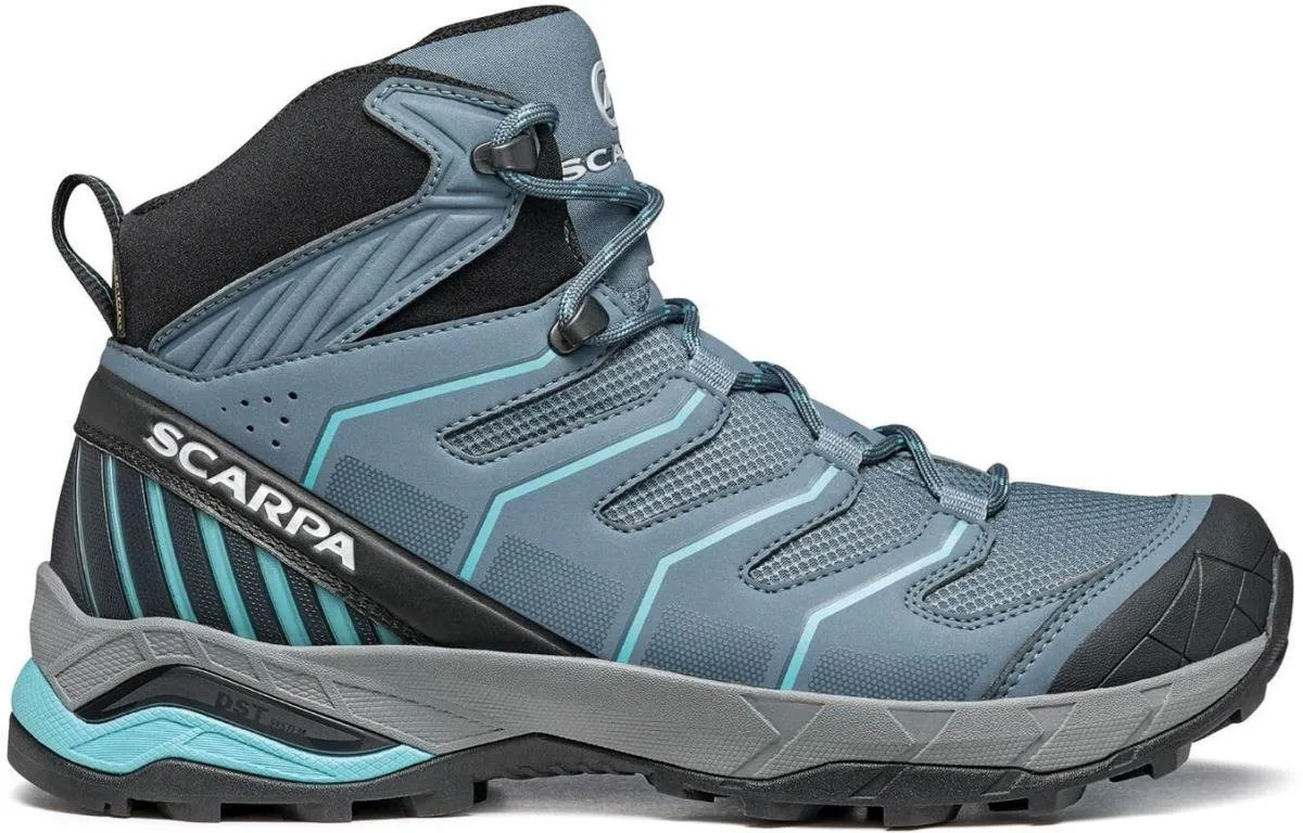 Scarpa Maverick GTX Mid Shoes Women, Storm gray/aqua Scarpa Maverick GTX Mid Shoes Women, Storm gray/aqua