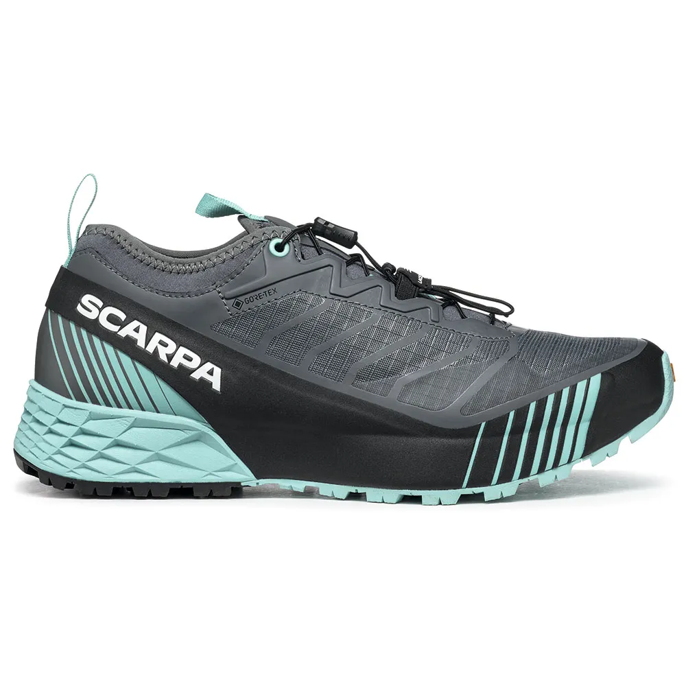 Scarpa Ribelle Run Gtx Trailsko, Anthracite / blue turquoise