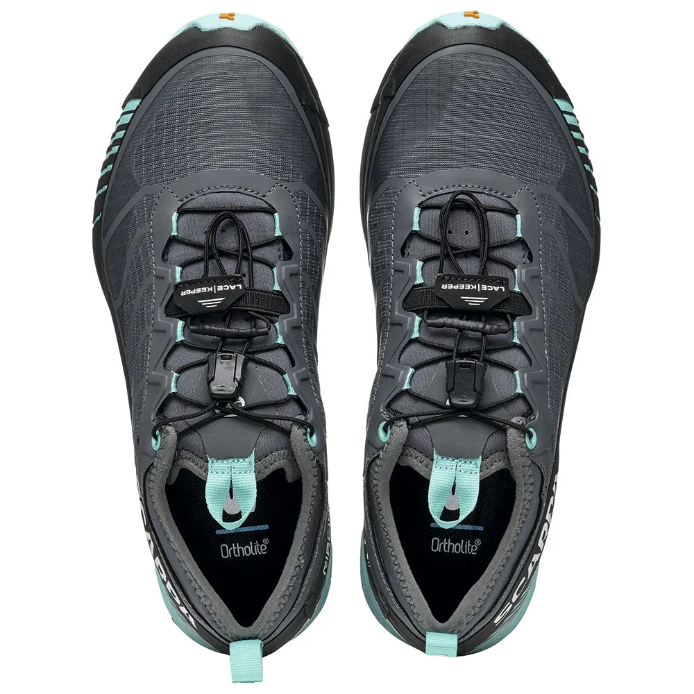 Scarpa Ribelle Run Gtx Trailsko, Anthracite / blue turquoise